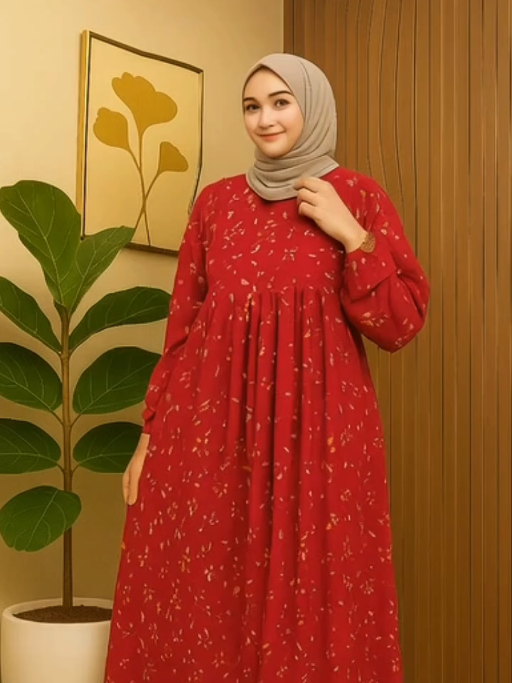 nyari gamis keren trendy bisa langsung cek di showcase 