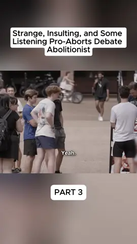 Strange, Insulting, and Some Listening Pro Aborts Debate Abolitionist