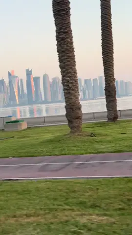Good morning view🇶🇦📍#foryourpage #dohaqatar🇶🇦 #newvideo #plzsupport #cornicheqatar 