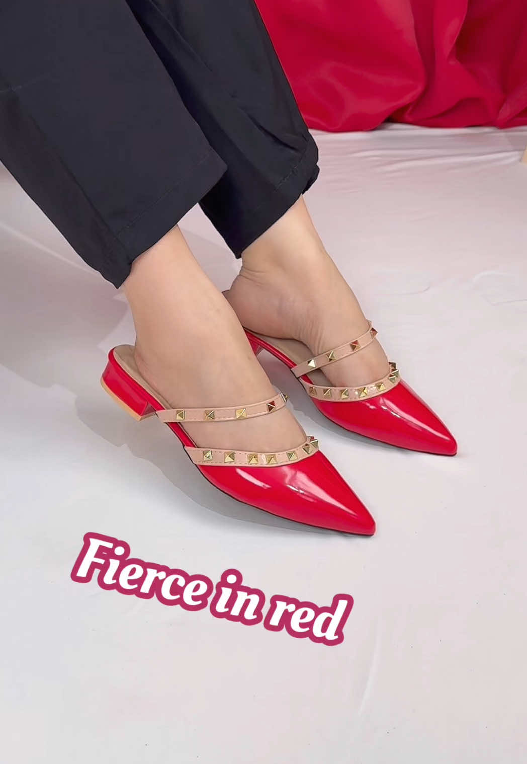 All eyes on you — walk fierce in Red Radiance 🔥 Don’t miss out! 🎉 Join our LIVE from Nov 9-15 and win surprise prizes every hour! 🎁 #fyp  #TikTokShopFashion #foryou  #TikTokShop11BigPamasko #yotoshoes 