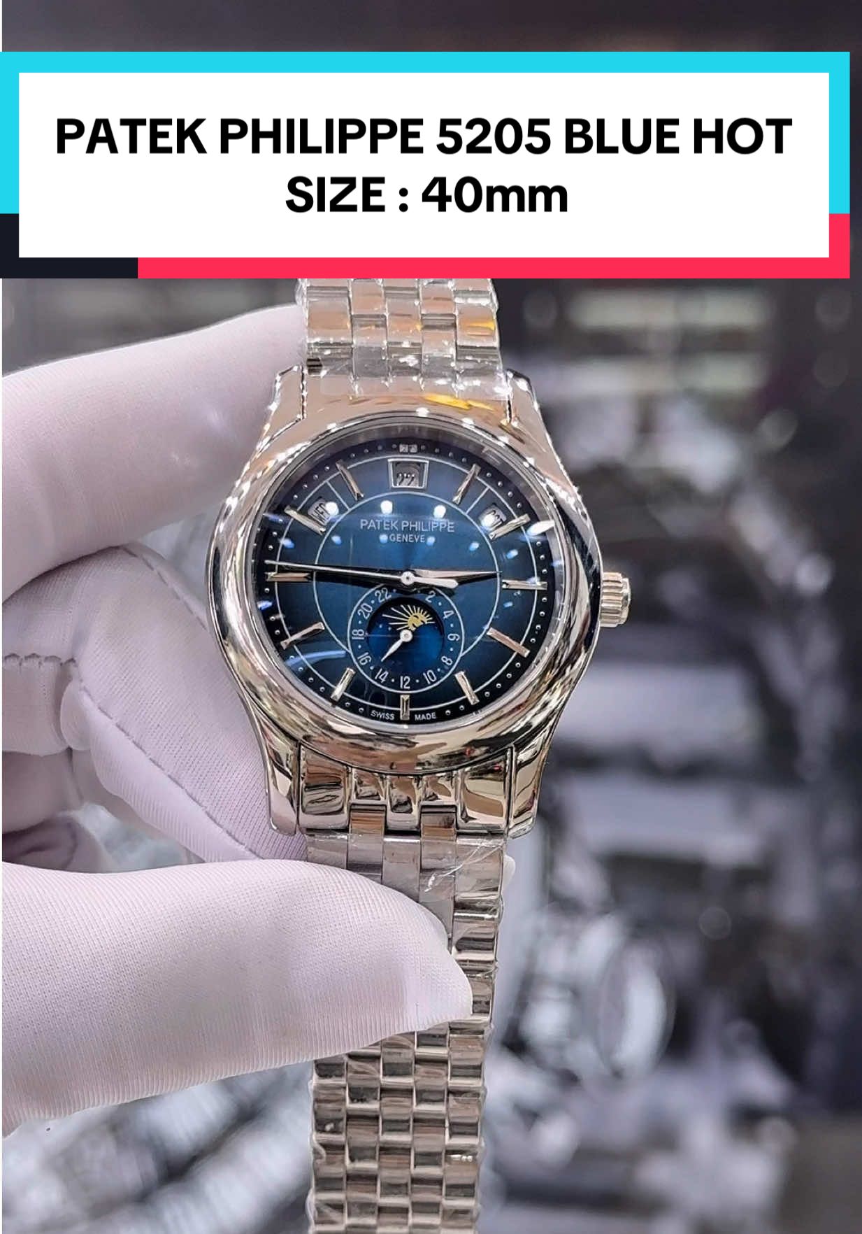 Patek 5205 Blue HOT HIT 2025 GIÁ CỰC TỐT 🔥 Còn 1C Giao Ngay 🥰 Size : 40mm #37watchluxury #thinhhanh #hot #viral #xuhuong 