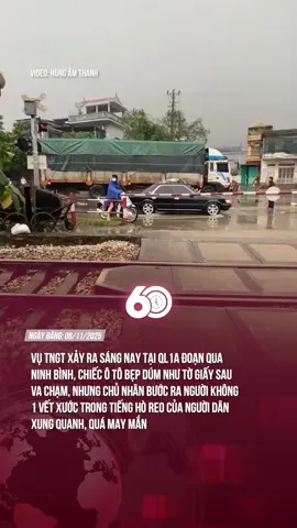 CHIẾC XE NÁT NHƯ GIẤY NHƯNG TÀI XẾ BÌNH AN, CHỈ CÓ THỂ LÀ PHÉP MÀU #60giay #tiktoknews #theanh28