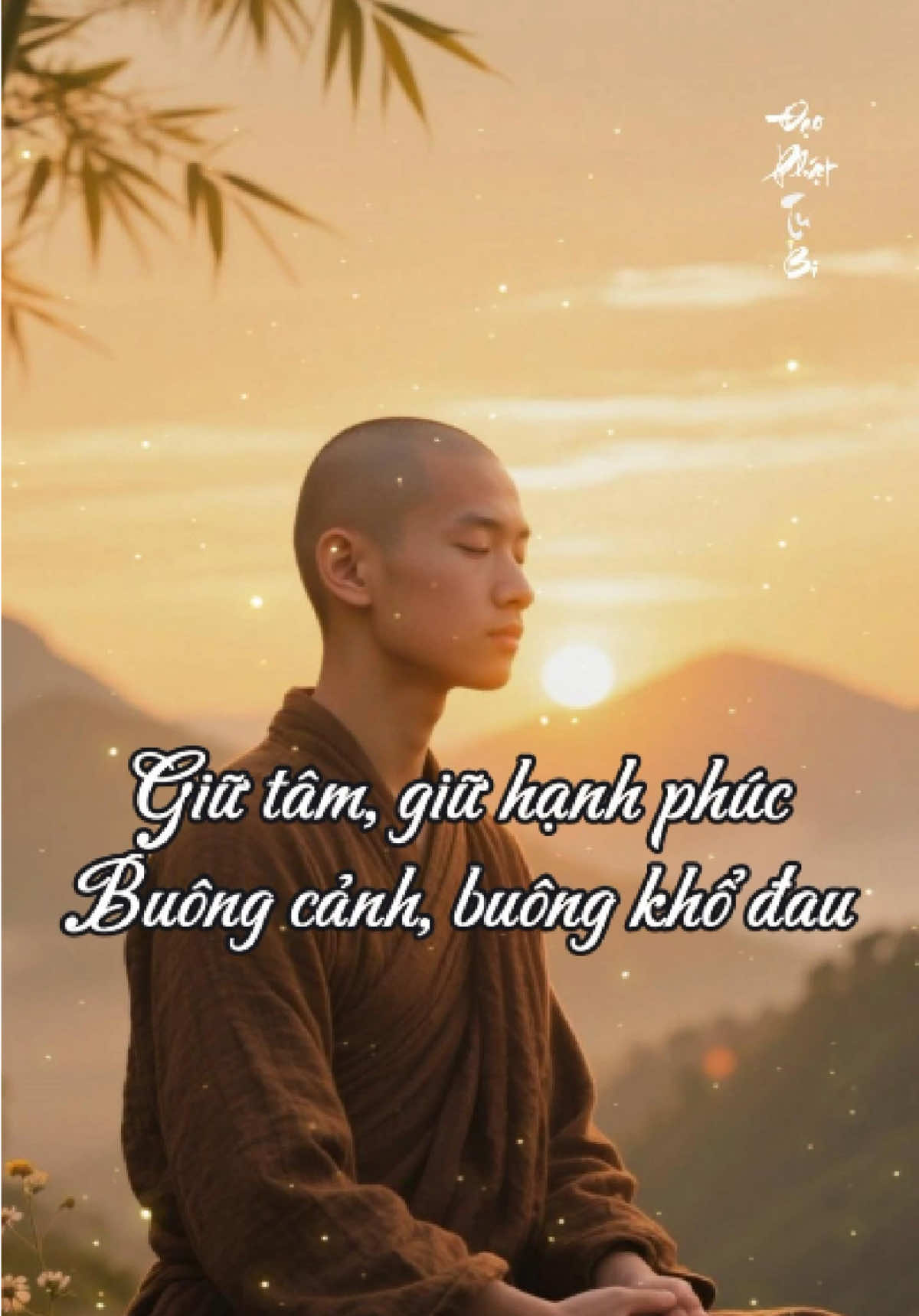 Giữ tâm bình an, hạnh phúc sẽ tự tìm đến. #TâmAn #BìnhAn #PhậtPháp #AnLạc #BuôngBỏ