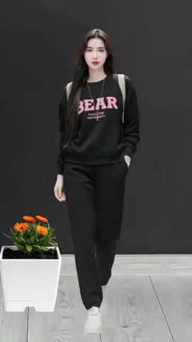 Mùa lạnh tới rồi, sắm ngay 1 bộ để vừa ấm vừa xinh nha 💫 #BEARset #DoTheThaoNu #SportyStyle #OOTD #hôngtrabigsie 