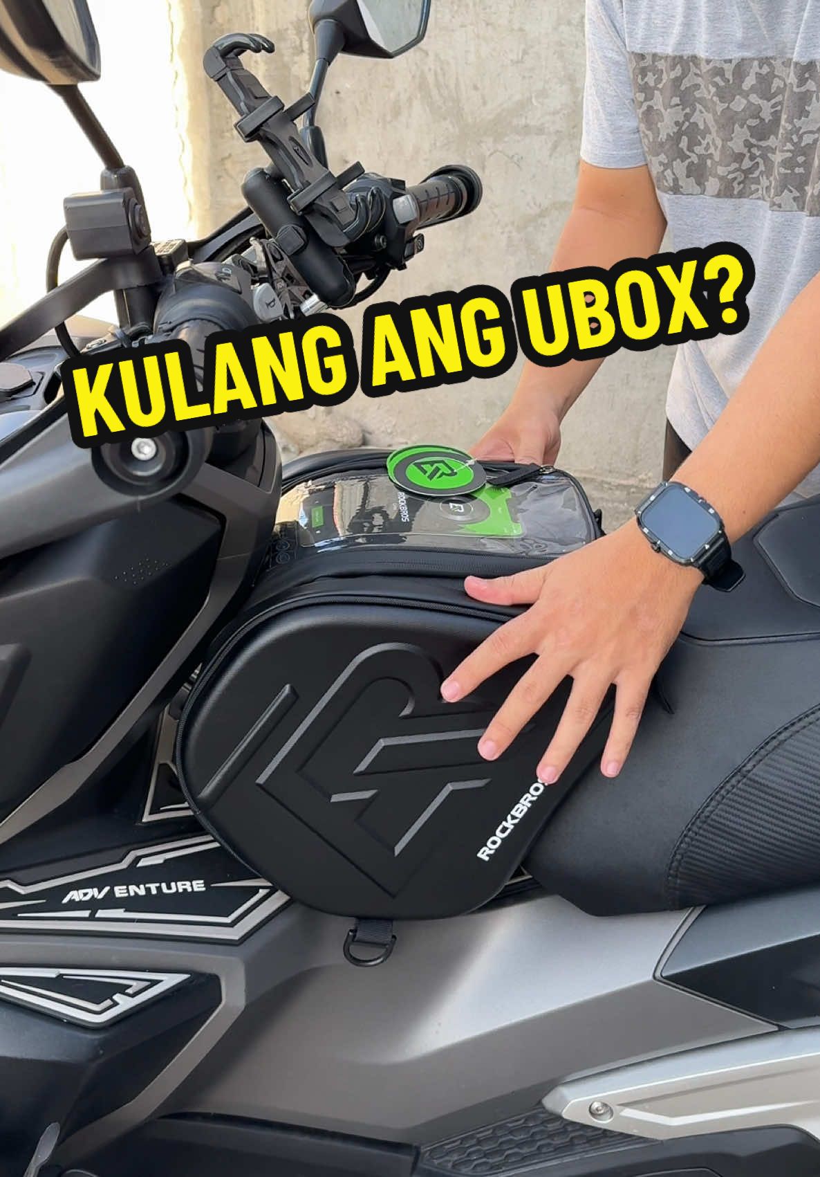 Kulang ang ubox?🤨 Try mo Tunnel Bag ng ROCKBROS May Extra Compartment ka na next ride.✅ #tunnelbag #rockbros #
