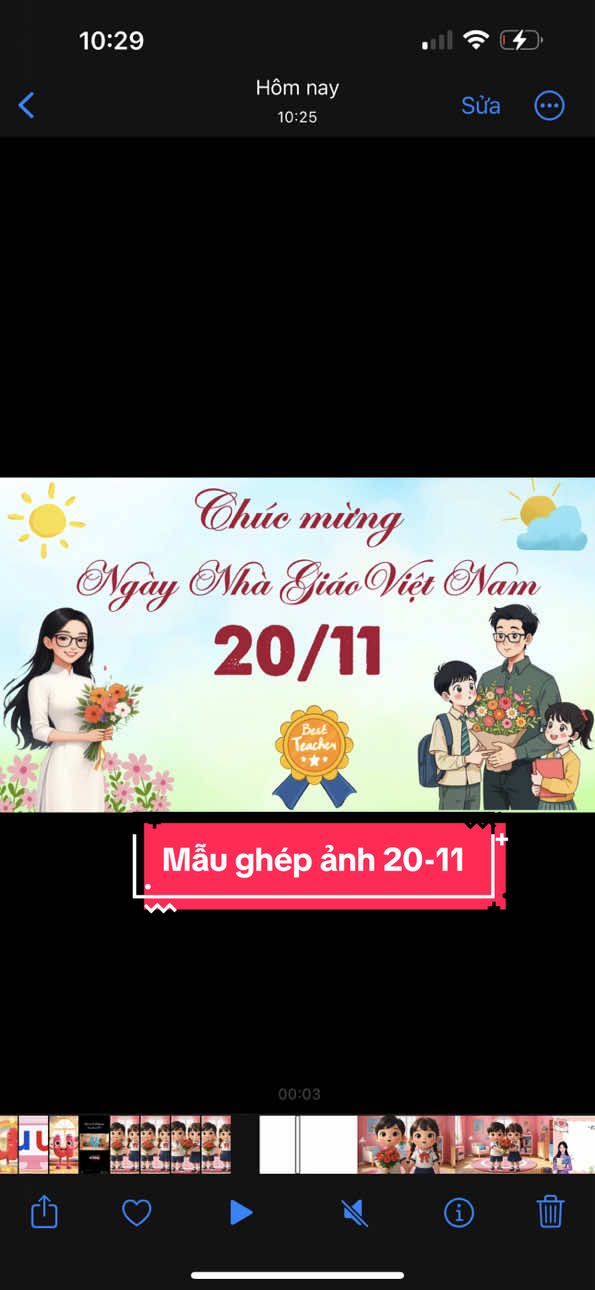Mẫu file ghép ảnh tri ân thầy cô nhân ngày Nhà giáo Việt Nam 20-11. #ngaynhagiaovietnam #ghepanhcanva #20thang11#mamnon#tieuhoc 