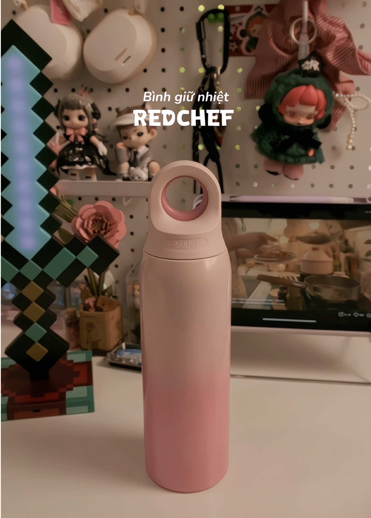 Bình giữ nhiệt thiết kế baáic mang đi học đi làm siu tiện #unboxing #viral #binhgiunhiet #binhgiunhietredchef #redchef 