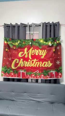 christmas banner / backdrop 🎄🎅 #christmasbanner #christmasbackdrop #christmasdecor #christmastiktok #christmas 