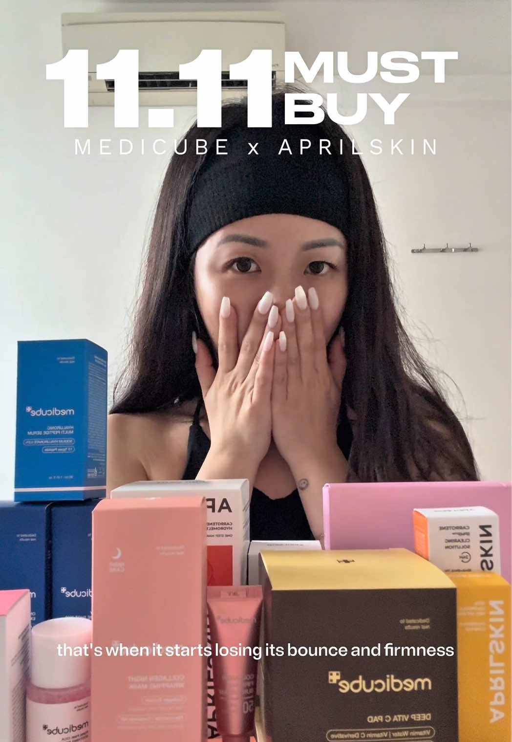 this is your chance to get these products during the biggest SALE of the year!!!!  honestly been a fan of @medicube_SG and @APRILSKIN Singapore products even before they sent me this — this is your sign🤑🤍 #MedicubeMustBuy #AprilskinMustBuy #1111Sale #skincareroutine #kbeauty 
