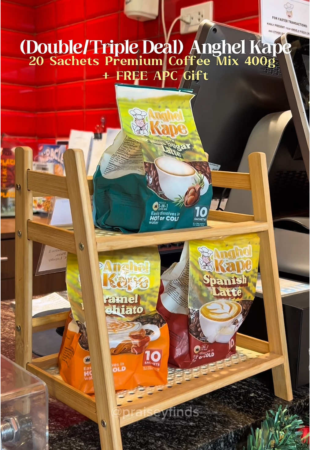 (Double/Triple Deal) Anghel Kape | 20 Sachets Premium Coffee Mix 400g + FREE APC Gift #AnghelKape #3in1Coffee #CoffeeBundle #SulitDeals #FreebieAlert         