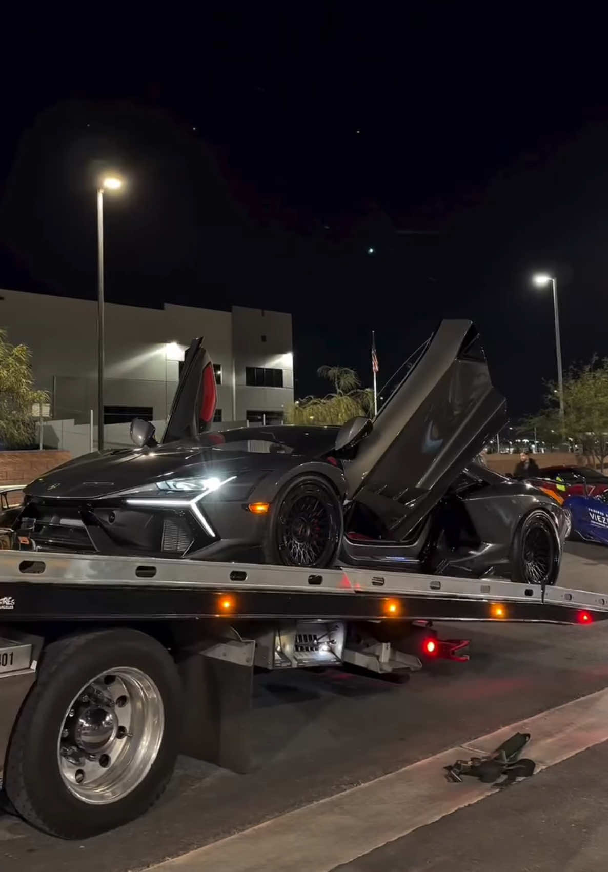 Crowd Pleaser 🔥 • • • Flame throwing Lamborghini Revuelto  (IG 📸 @1016industries) #luxuryspeed #lamborghini #revuelto 