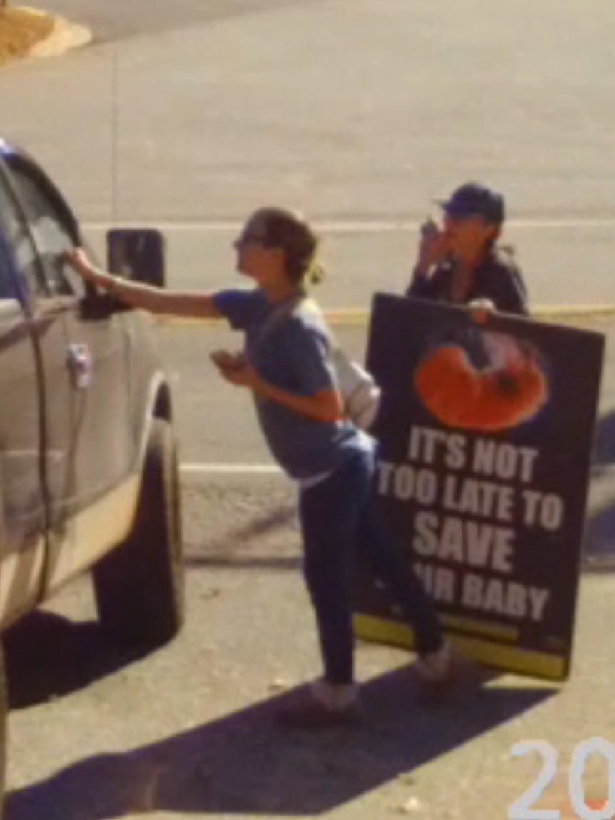 Boundaries, consent & personal space mean nothing to #antichoice ppl. #mybodymychoice  #abortion #prochoice  #abortionisessentialhealthcare 