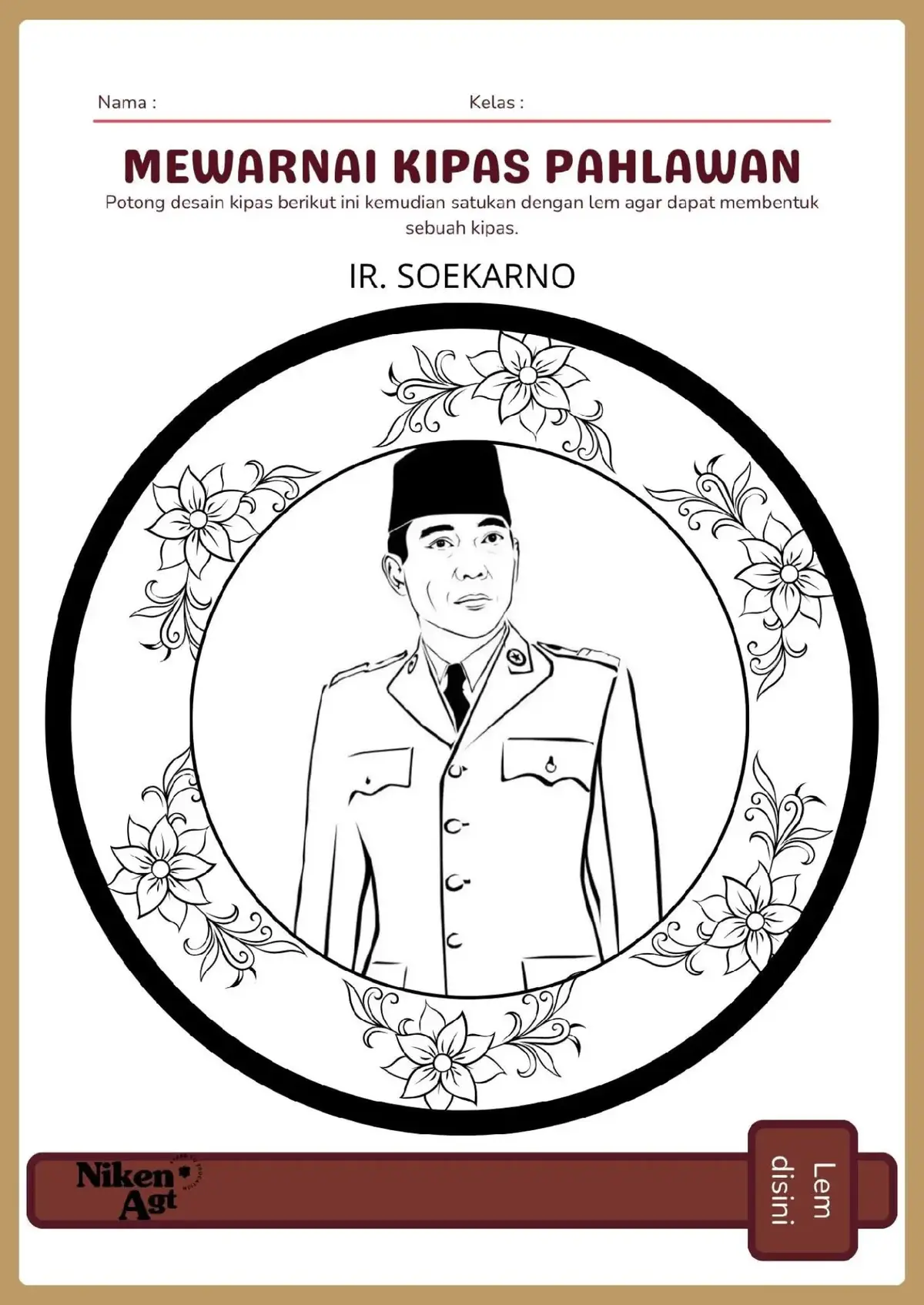 #haripahlawan #lkpdsenirupa #mewarnai #kelas5 #lkpd 