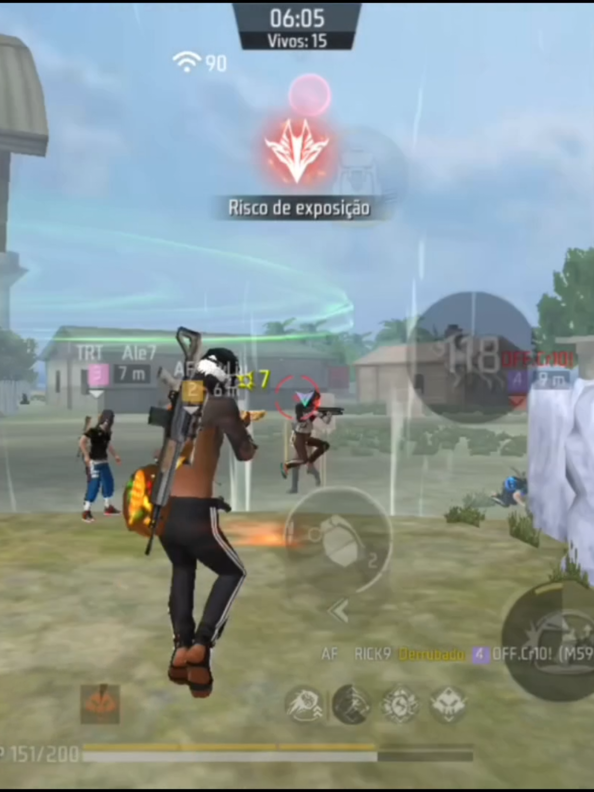 sala de treino endgame do irmão @Lins7, contra pros e amador 💯 #clipsff #ff #highlights #campeonato #camp