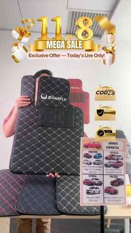 Replying to @(HIDUP20MATI) Kalau Carpet kereta yang lain mesti dah harga 100 ke atas tapi yang di harga RM 30 aje korang boleh dapat 5pcs #carpetkereta #karpetmurah #karpetkereta