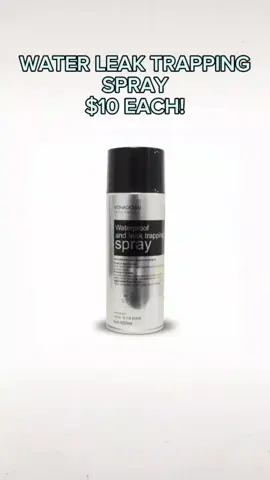 Water Leak Trapping Spray - INSTOCK!  $10 Each!  Seal leaks fast with our powerful trapping spray-no mess, no stress. Keep your spaces dry and damage-free with ease.  Size: 450ml  FREE DELIVERY NATIONWIDE for purchases of $30 and above from us.  Message us at +673 8623969 to get yours now! ✉