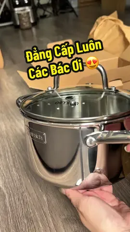 Nồi Lẻ Elmich Napoli Inox Liền Nguyên Khối Full Size #giadung #elmich #tiktoklifestyle #baodealnganhhang #noiinox 