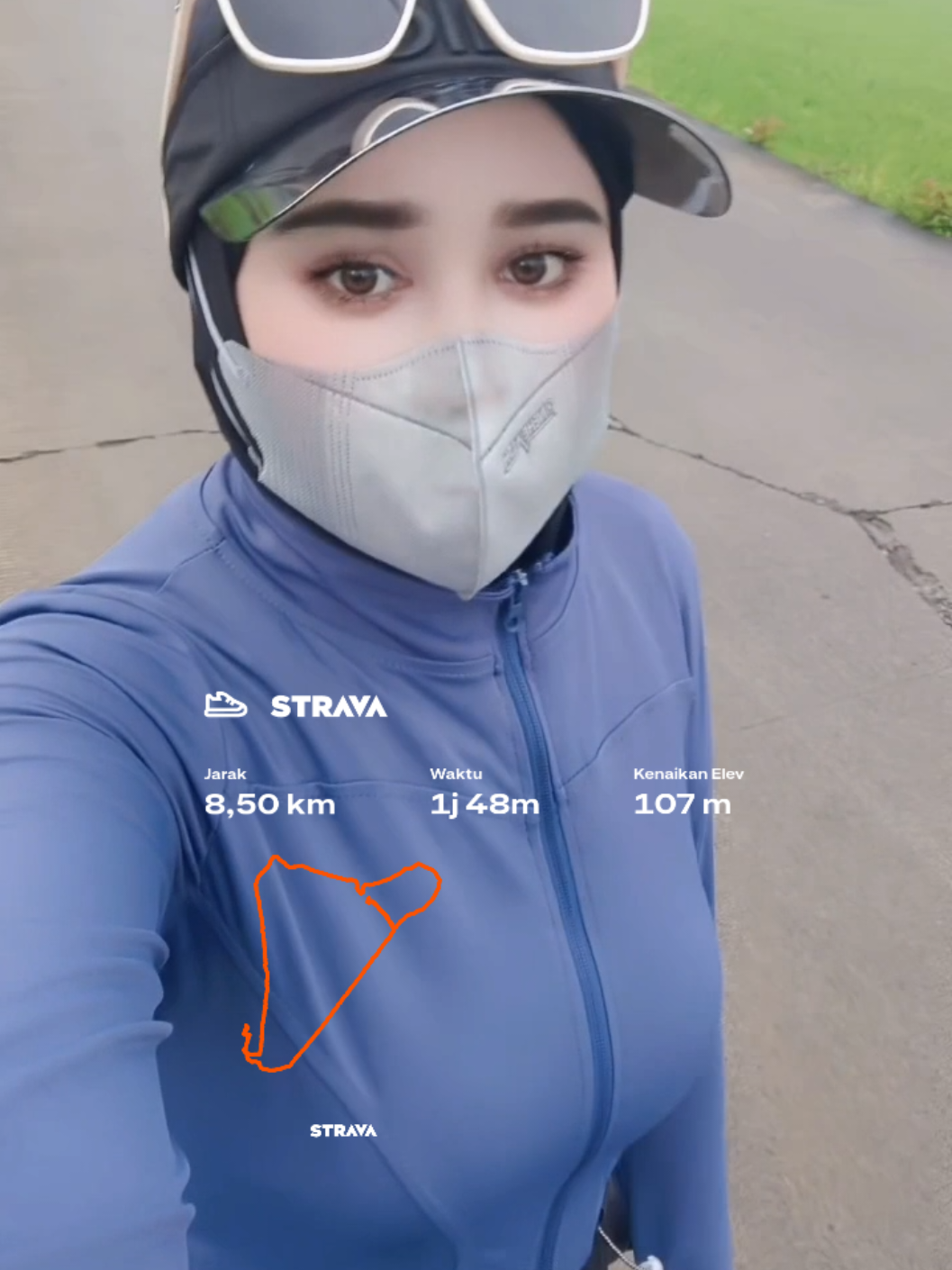#olahraga #strava #walking #pelarikonten #jogging 
