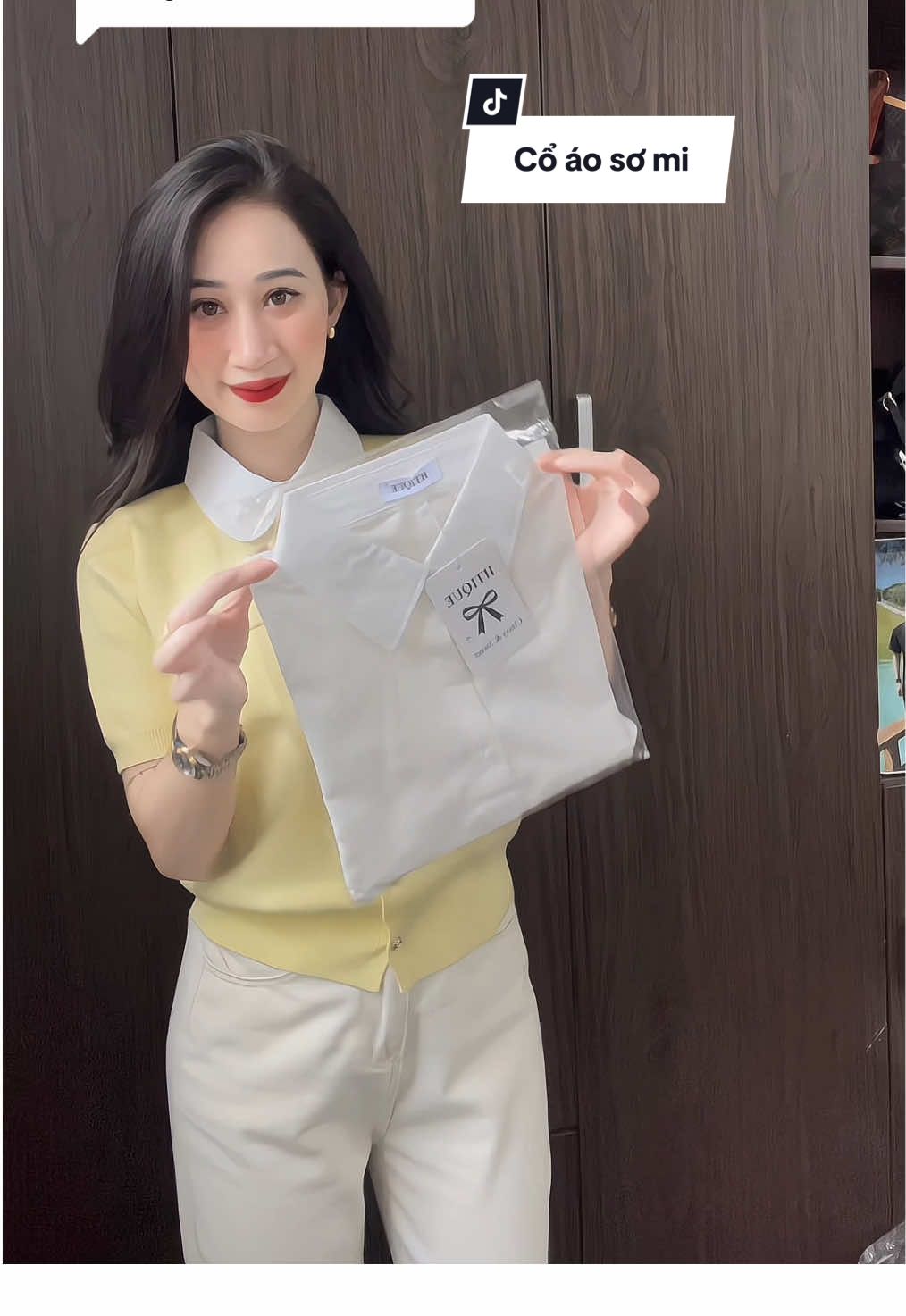 Trả lời @Suxu cổ sơ mi mix đồ gì cũm xinh luôn mấy bà ơi 🥰 #tiktok ##HTIQUE##humor##outfit##xuhuong