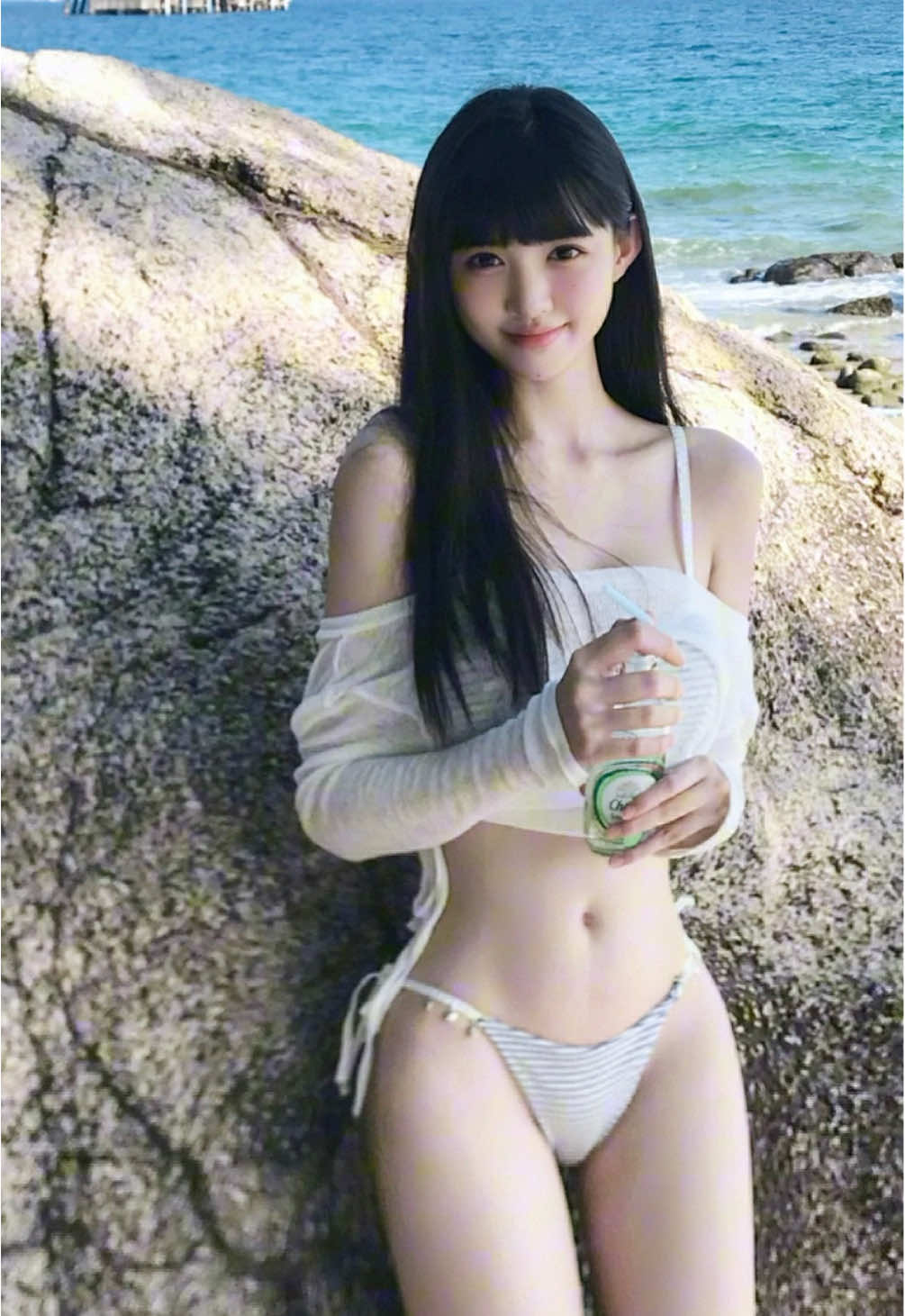 Nhìn em đi... đừng đọc cap ❤️ #bien #beach #bikini #viral #trending 