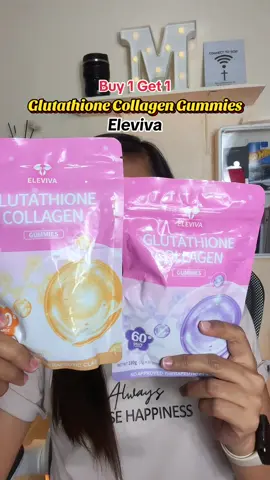 Buy 1 get 1 na itong Glutathione Collagen Gummies ng Eleviva🫶🏻 #eleviva #glutathionegummies #elevivaglutathionecollagengummies #elevivagummies #elevivacollagen 
