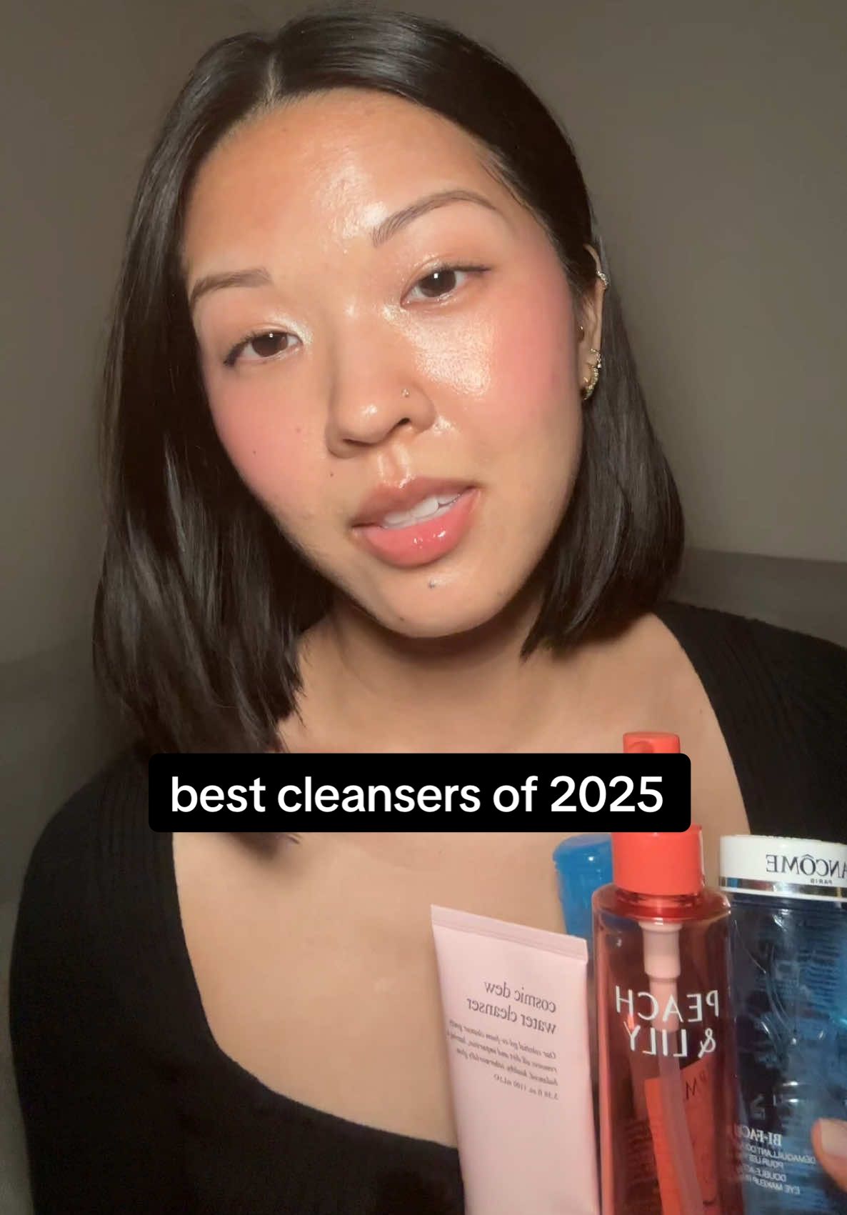 best of 2025: favorite cleansing products  all products all 🔗 under my shopmy in my bio:) @BIODERMA @Prequelskin @Peach & Lily @good light cosmetics @Lancôme  *some pr without oblig to post  #skincarefavorites #bestcleansers #facecleanser 