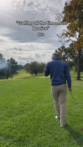 Believe me, it is nice to golf all the time. Use this as your sign to go get as many rounds in as possible before it gets too cold! #golftiktok #golftok #golfersoftiktok #golf #golfmoreworryless 