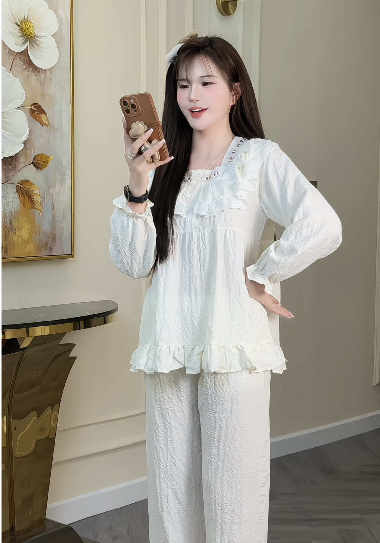 Đồ bộ mặc nhà xinh #champhanriview #pijama 