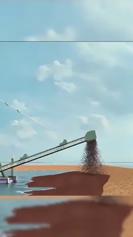 Tàu hút bùn ngoài biển#khoahoc #foryou #viral #phatminh 