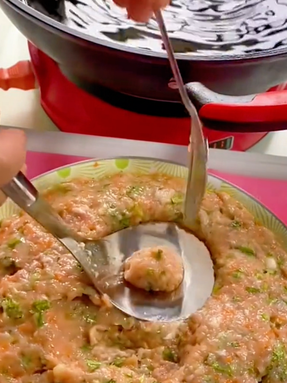 thìa inox nặn thịt viên #dungcunauan  #dungcunhabep  #giadungtienich  #tienich  #xh 