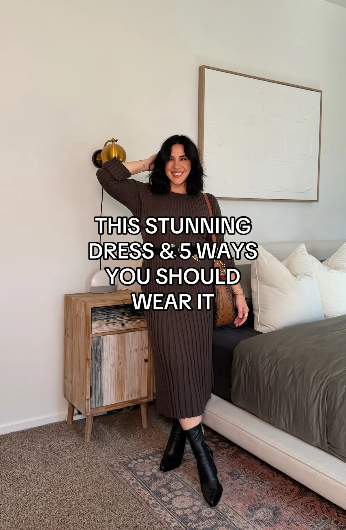 Which style is you? Minds the tall western boot it’s just me! Midsize fall dress, fall outfits, workwear for fall, teacher outfit, mom style, Thanksgiving outfit, size 10. 