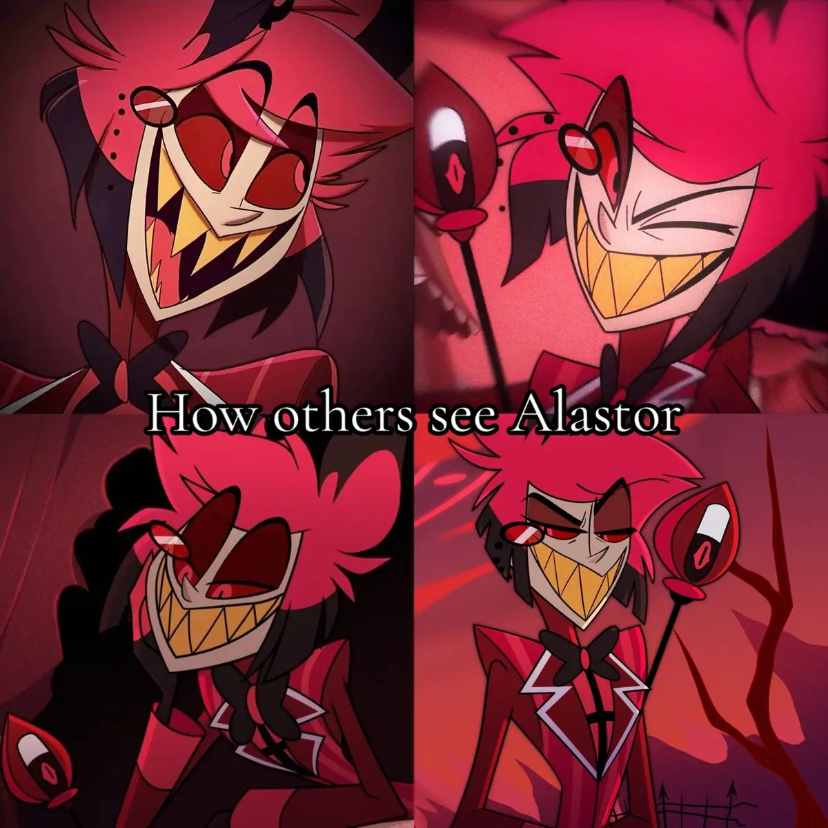 I have always had a thing for deer such as like Indigenous folklore. Anyway creepy that involves them I’m all for, so Alastor is by far my favorite ❤️🖤 #fyp #hazbinhotel #hazbinhotelalastor #alastor #alastoredit 