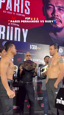 FACE OFF PARIS VS RUDY🔥🔥🔥 WEIGH IN & PRESS CONFRENCE LIVE ON YOUTUBE PARIS PERNANDES TONTON FIGHT PARIS & RUDY 9 NOVEMBER HANYA DI PPV ON VIDIO.COM