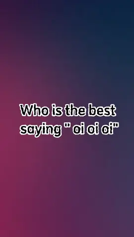 who's the best saying 