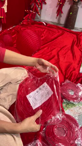 Đèn lồng vải treo trang trí mưa nắng không lo #tet2026 #decortet 