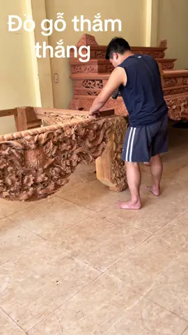 #dogothangtham bộ vua sập thờ  cao cấp gỗ gõ đỏ# @326114204#TikTok #xuhuong 