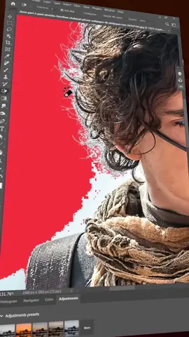 STOP SELECTING HAIR THE HARD WAY! 🚫 This Photoshop Trick is PURE MAGIC ✨.  #photoshoptricks #hairselection #photoshoptutorial #photoediting #graphicdesign 