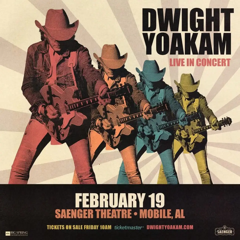 #DwightYokam coming to #Mobile #Alabama in #Febuary #2026