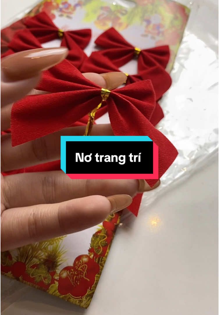 Nơ đỏ trang trí Noel  #trangtrinoel #no #nodo #viral #xuhuong #nhacuadoisong #totobuy 