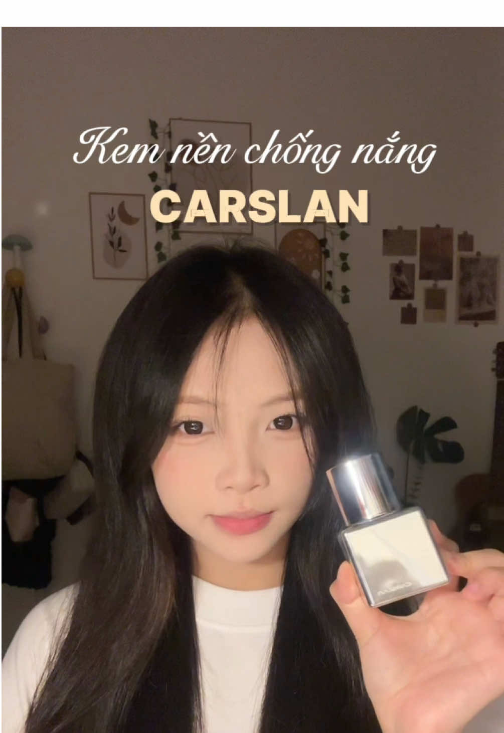 quá tiện với em kem nền chống nắng của nhà Carslan 🤍 #kemnenchongnang #carslan 