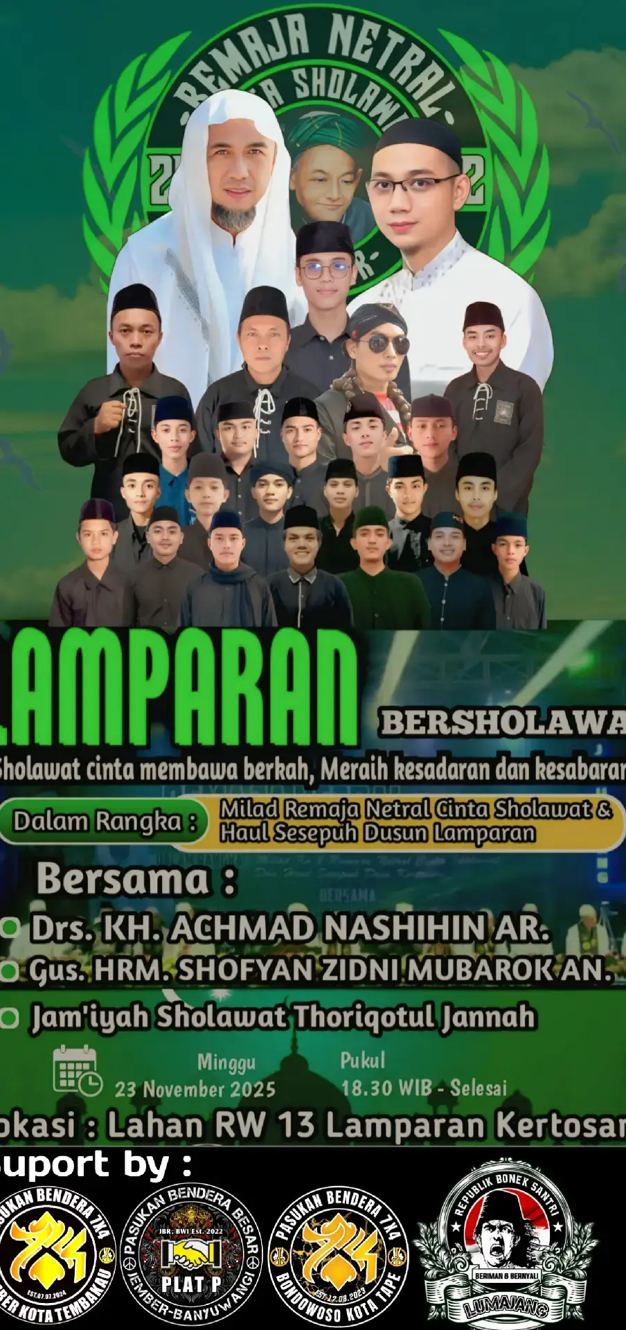 Ada yg semakin dekat, tapi bukan dia 😅  #majelissholawat#majelisrasulullah#pasukanbenderabesarbondowosojember#pb7x4jember#fypシ゚@Official Remaja Netral @PB7X4 JEMBER @Santri_Galau_Official @PEMUDA TERHIANATI BANYUWANGI @Dayat PTBB_REAL @rayap_majelis @dafitleserbwx @Gemblong_LMJ @admin.pbb.bongkoran @pasuk_anbenderabesar 