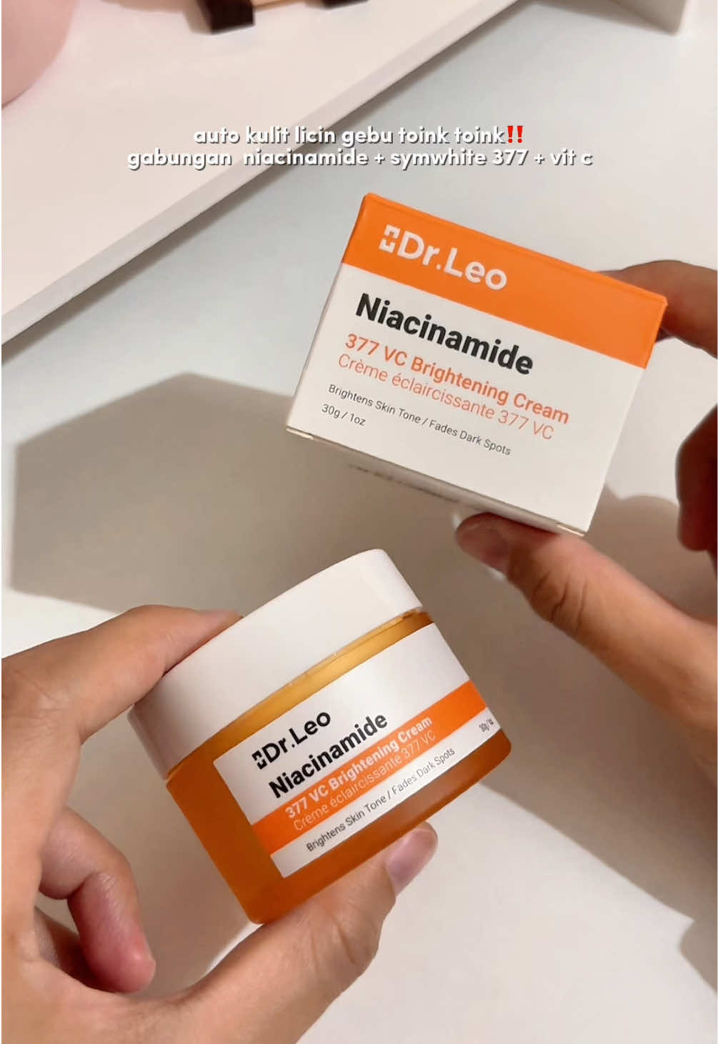 nak makeup smooth mula dari skincare 🤪  #drleo #moisturizer #drleomoisturizer #niacinamidemoisturizer #symwhite377 