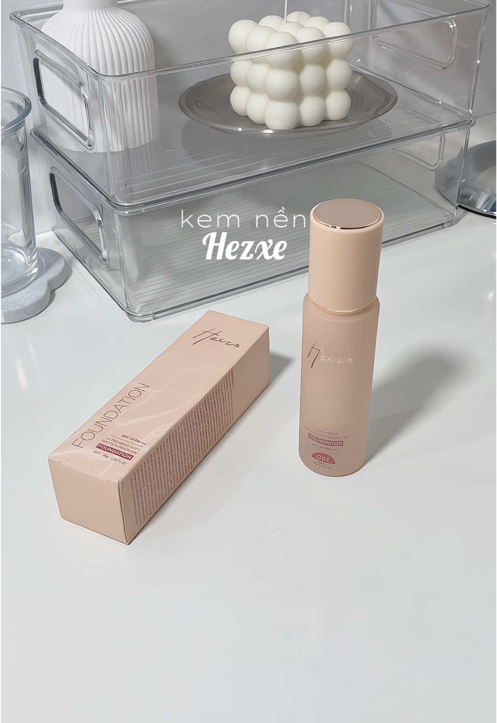 Một em kem nền hssv mà che phủ tốt , lâu trôi tận 12 tiếng#viral #kemnenhexze #kemnen #makeup #hezxe 