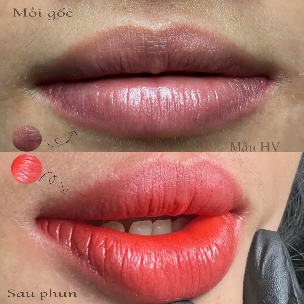 Học viên lên mẫu đầu ❤️ #phunxamthammy #phunmoidep 