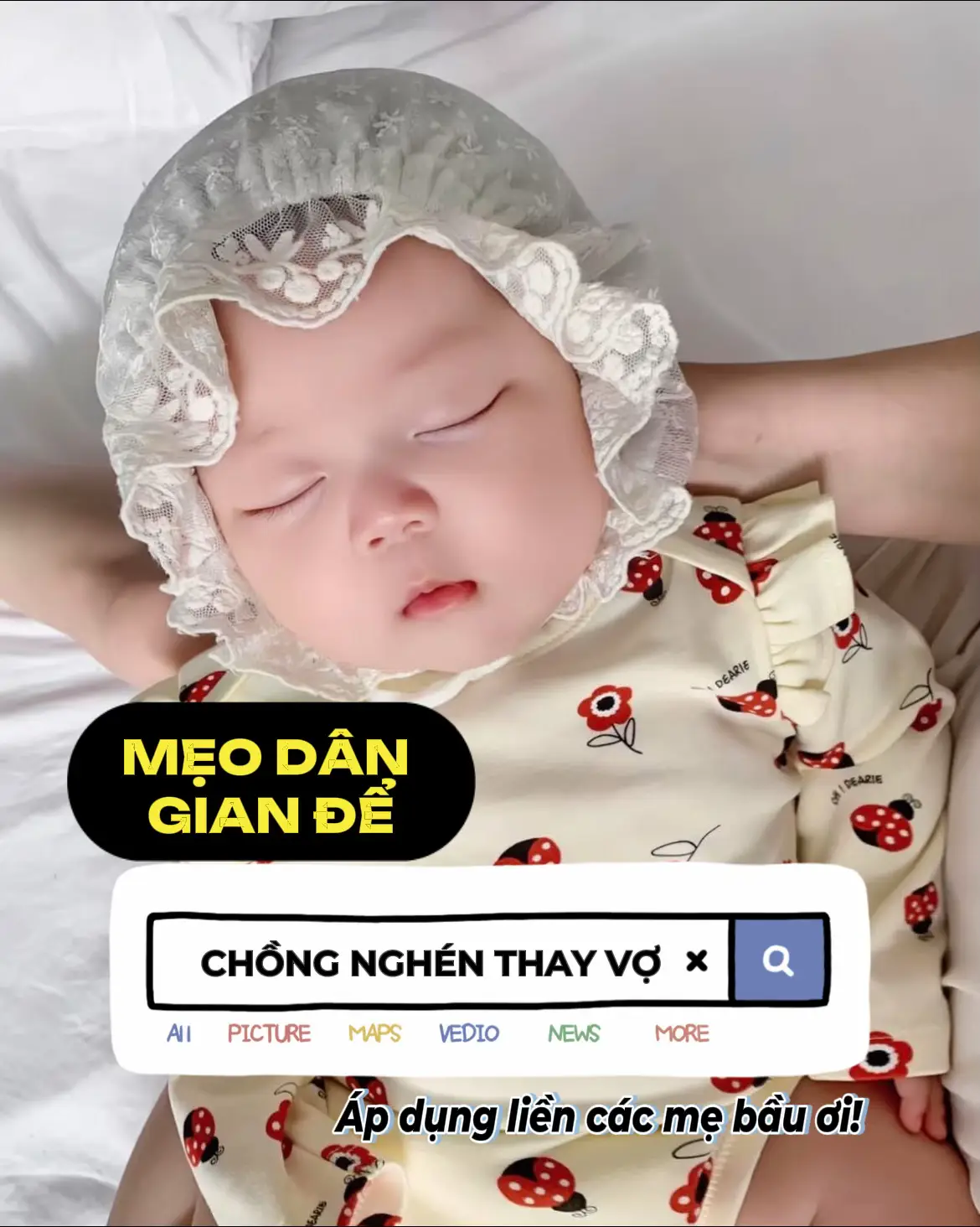 Nếu mẹ nghén quá thì tham khảo thử ngay mẹo dân gian này nhé! #conyeu #mangthai #mebau #xuhuong #tiktok 