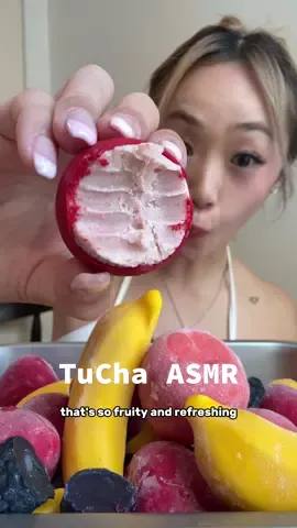 TuCha ASMR #mukbang #asmr #icecream #la 🍇🍓🥭 