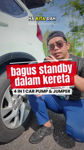 Bagus standby dalam kereta | 4 in 1 Car Pump & Jumper #mykhalishjourney #carpump