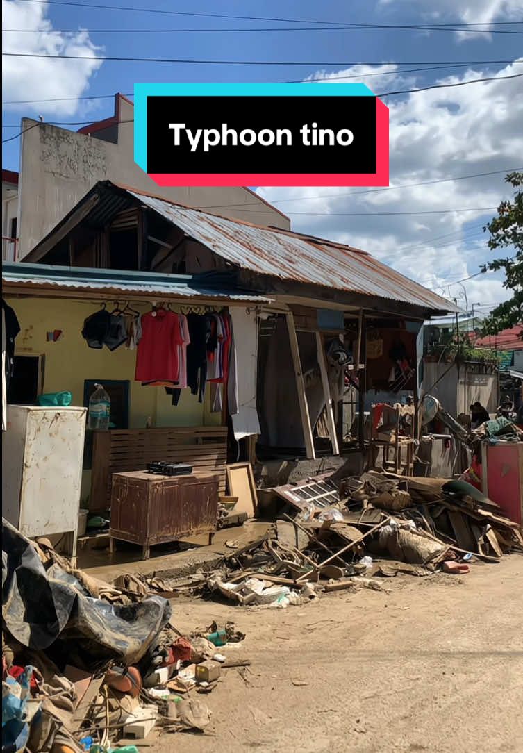 This is the result of Typhoon Tino did in our town: Houses are crushed, cars are ruined, and precious lives are gone. We are heartbroken and in shock from all this terrible damage. Right now, we need to focus on staying safe and getting food and water to everyone who needs it.  Look after your family and neighbors, because our community strength is all we have left. We should help together by rebuilding back stronger and better than before.💪❤️  #typhoontino #fyppppppppppppppppppppppp 