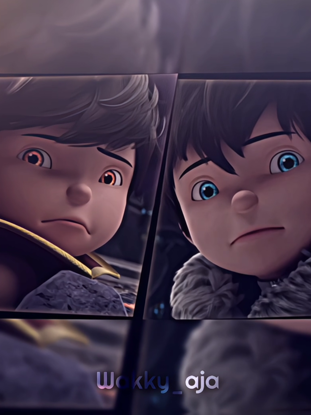 Akhirnya mereka sadar bukan lawan melainkan kawan 😭 | Kapan rame 😮‍💨  #boboiboybaraju #boboiboyblaze #boboiboyice #lewatberanda #fypシ゚ 