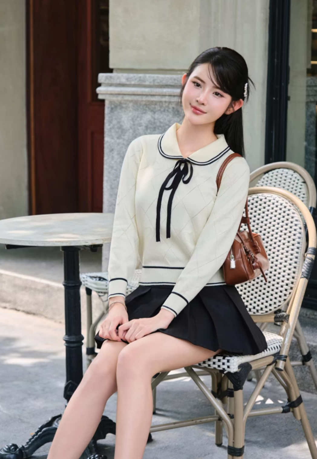 Áo len tiểu thư siêu xinh  #aolenthudong #aolendaitay #aolenkieu #aolenxinh #xuhuong @DELIZ VN 